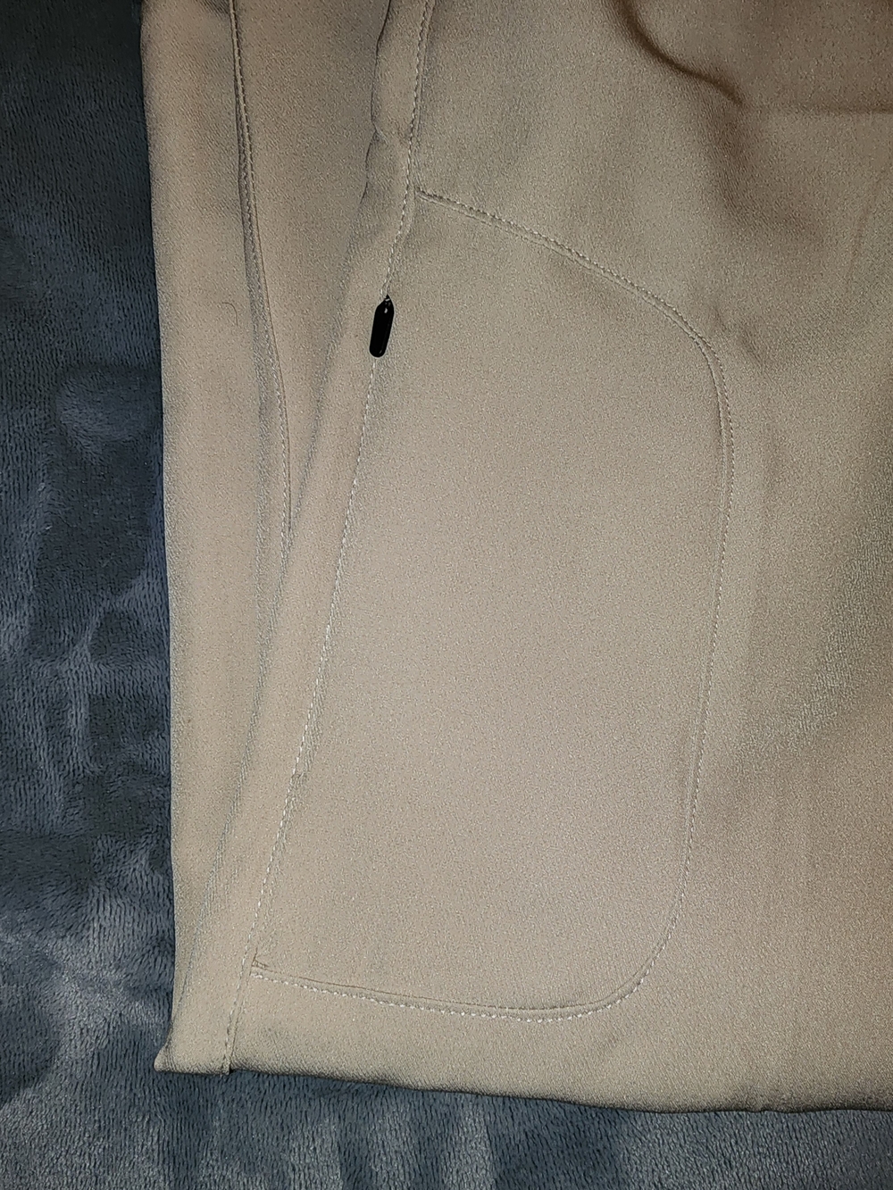 Men's Beige Drawstring Performance Joggers - Picture 4 of 7
